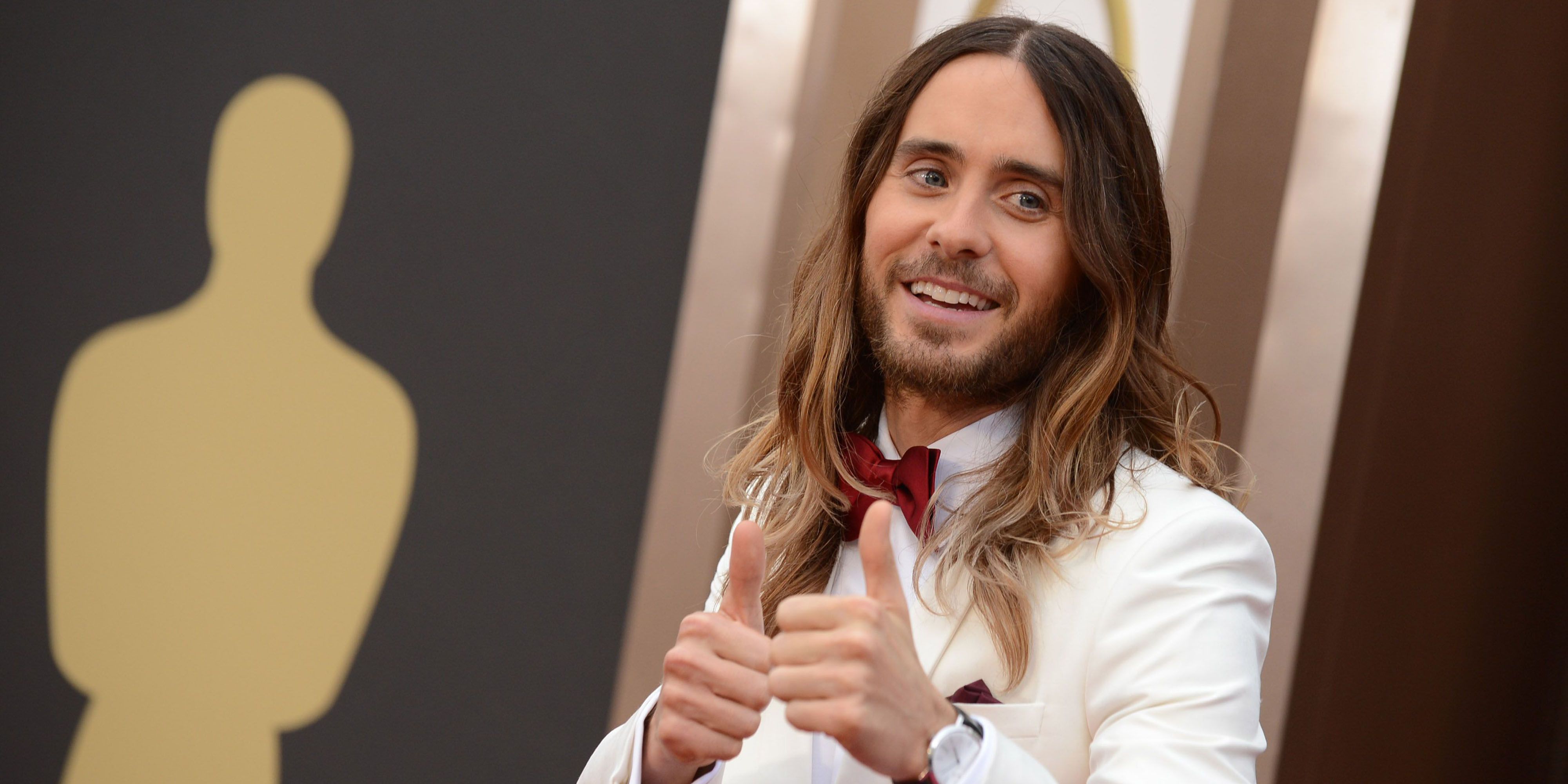 Jared Leto under Oscar-utdelingen 2014