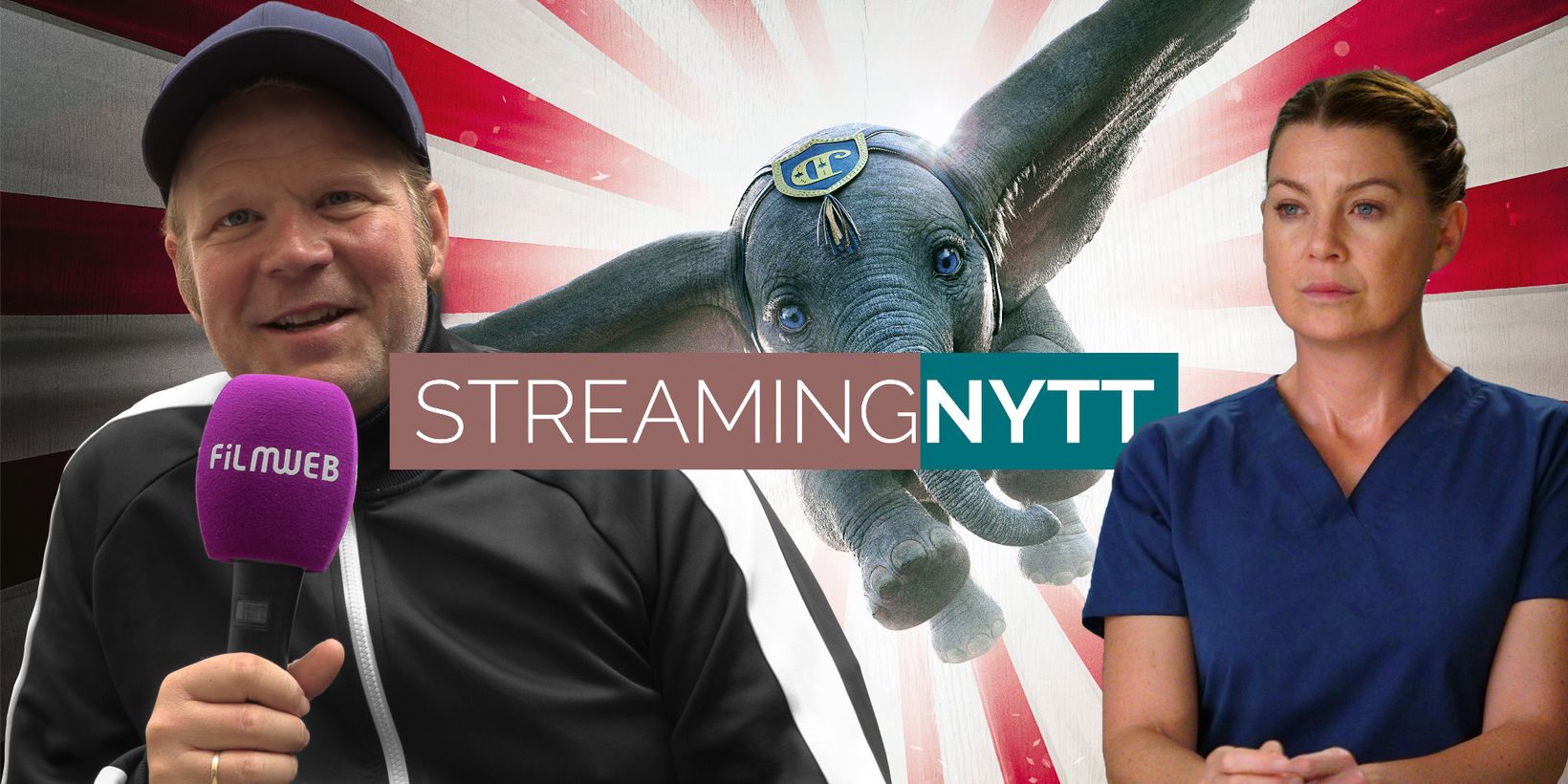 Anders Baasmo, Dumbo og Grey's Anatomy i Streamingnytt