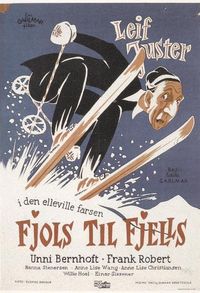 Plakat for 'Fjols til fjells (1957)'