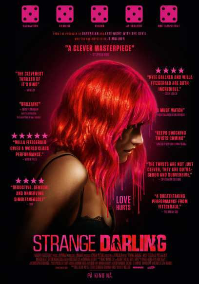 Plakat for 'Strange Darling'
