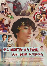 Plakat for 'Six Months in a Pink and Blue Building'