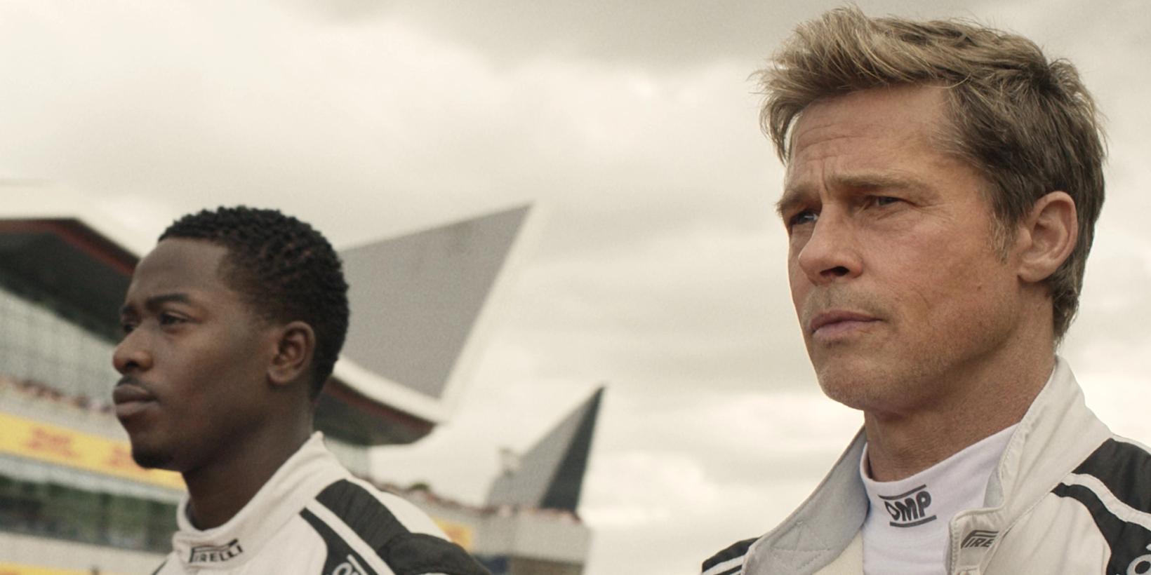 Damson Idris og Brad Pitt i F1
