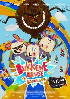 Plakat for Bukkene Bruse på badeland
