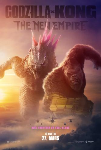 Plakat for 'Godzilla x Kong: The New Empire'