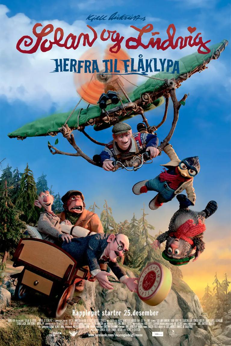 Plakat for 'Solan og Ludvig - Herfra til Flåklypa'