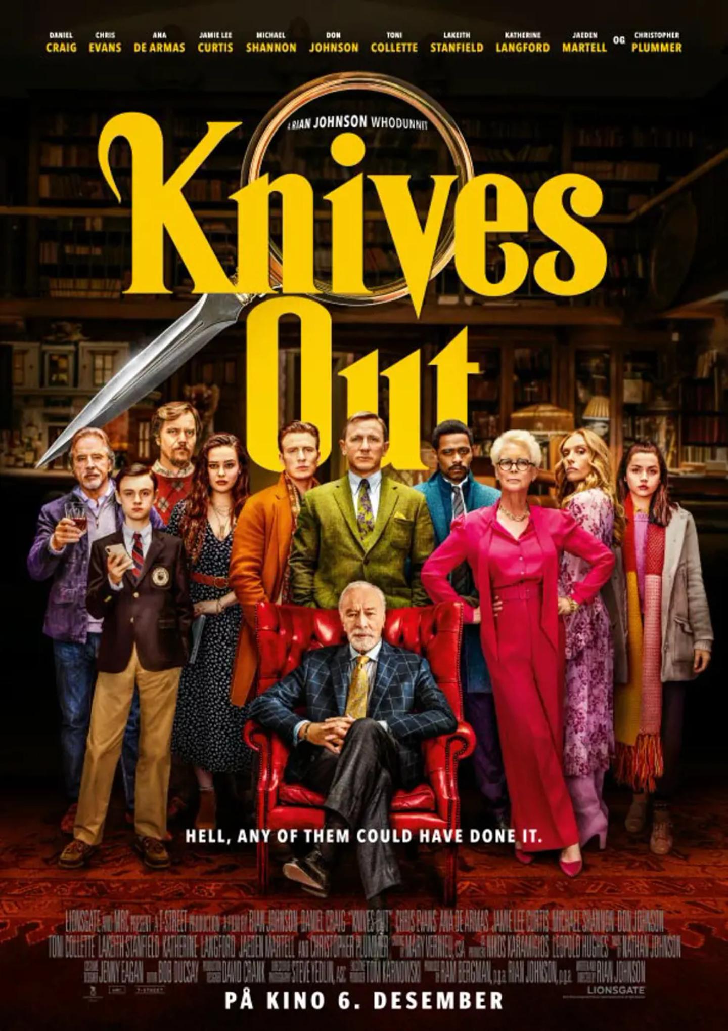Plakat for 'Knives Out'