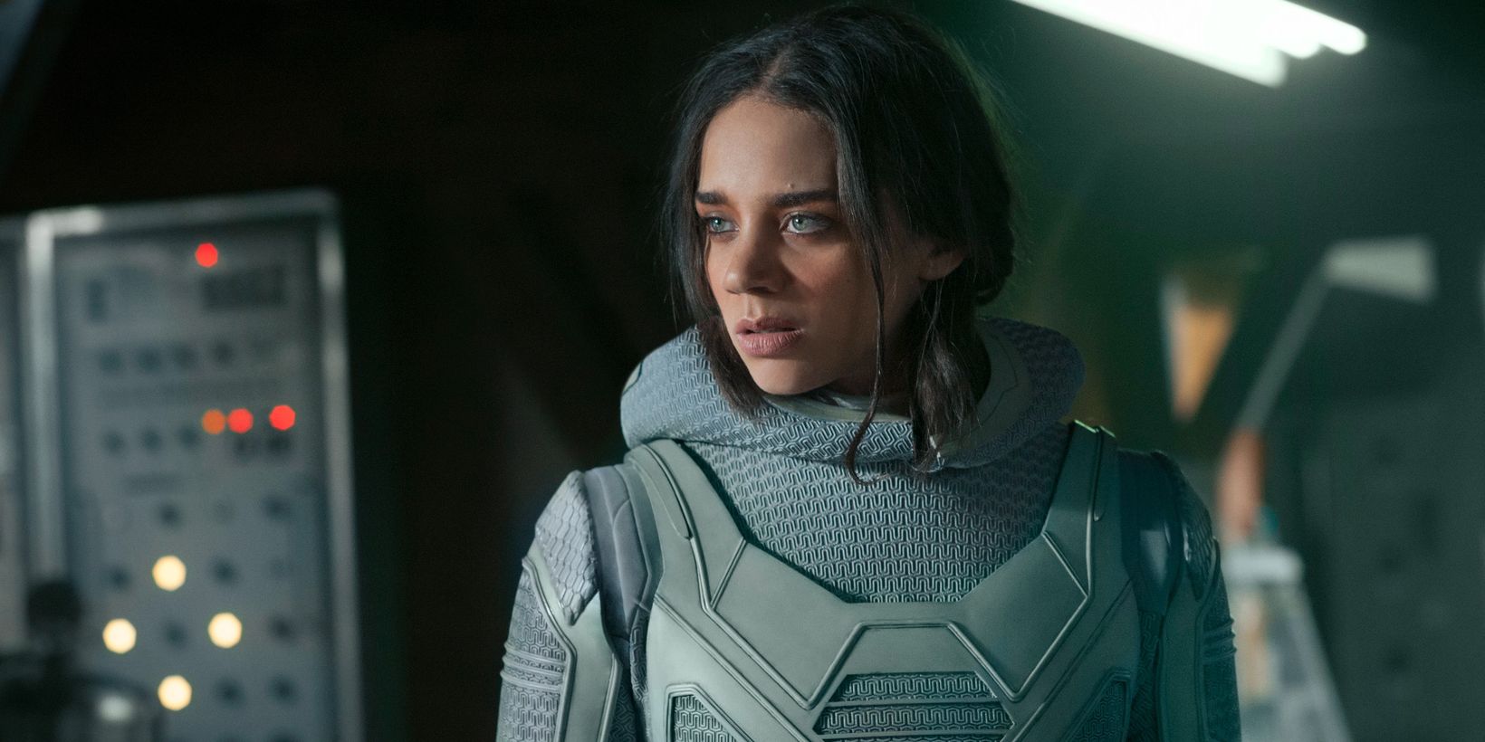 Hannah John-Kamen som Ghost/Ava Starr i Ant-Man and the Wasp