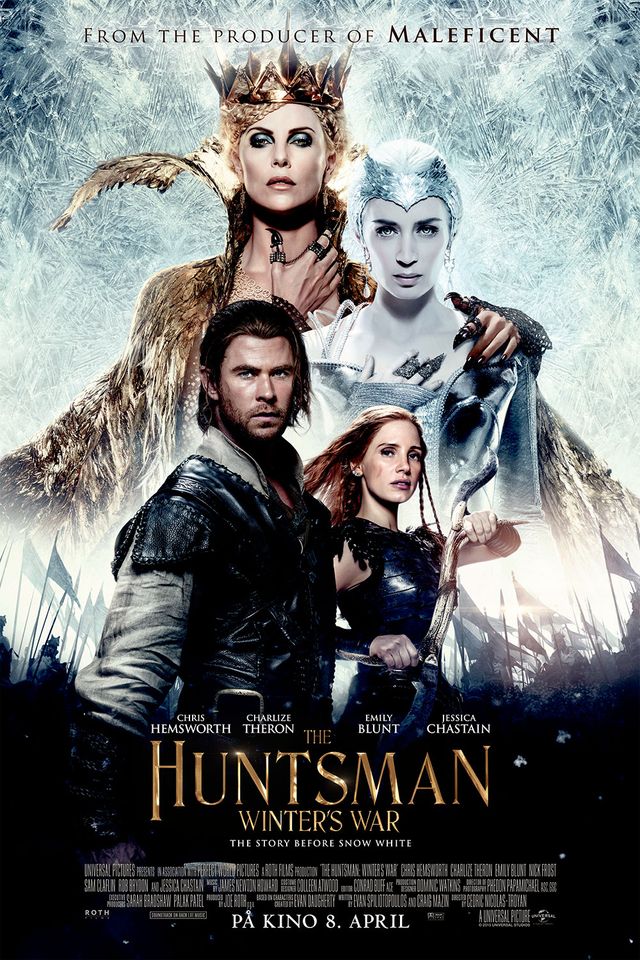 Chris Hemsworth og Jessica Chastain i The Huntsman: Winter's War