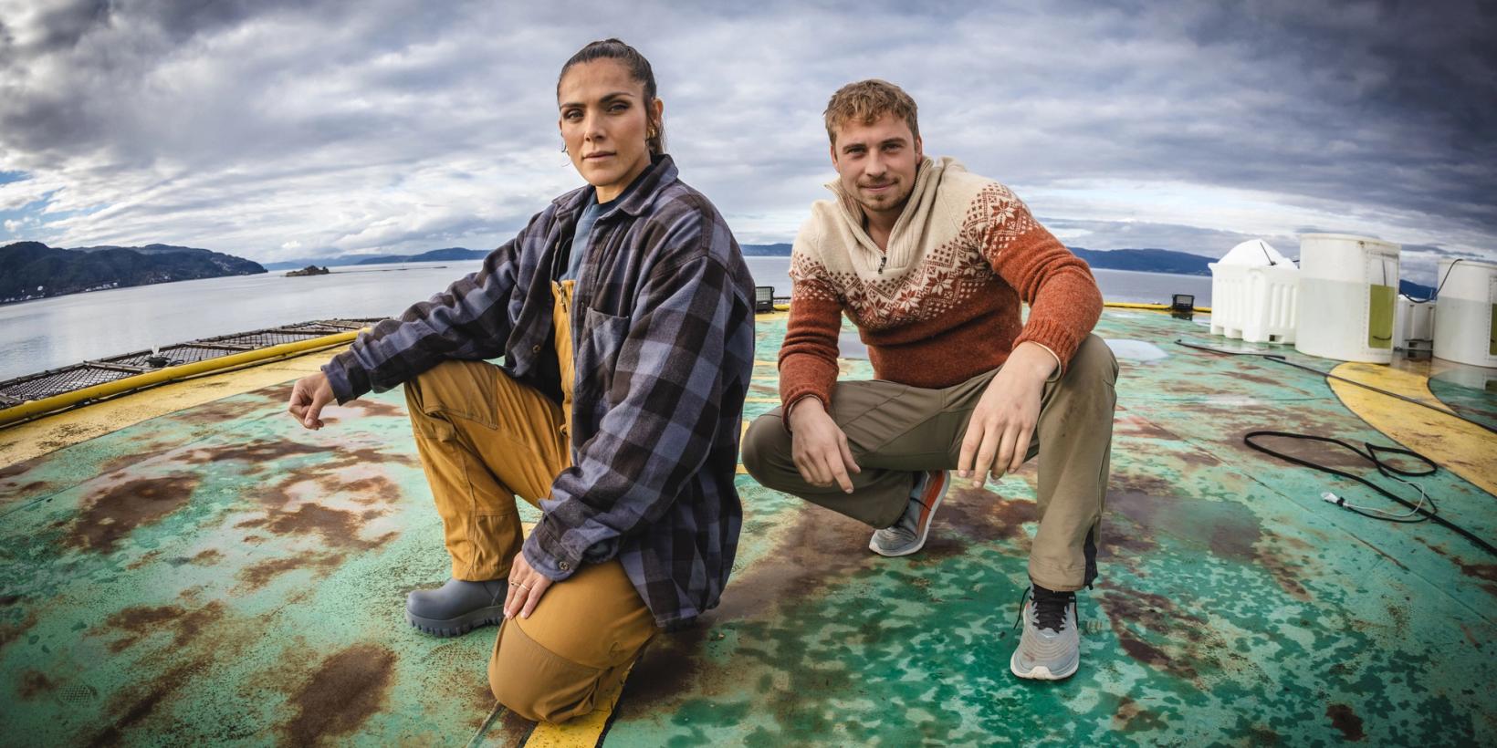 Jørgine Massa Vasstrand og Isak Dreyer i Norges tøffeste sesong 6