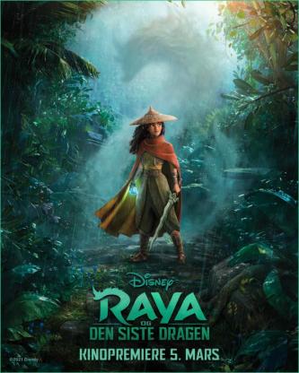 Plakat for 'Raya og den siste dragen'