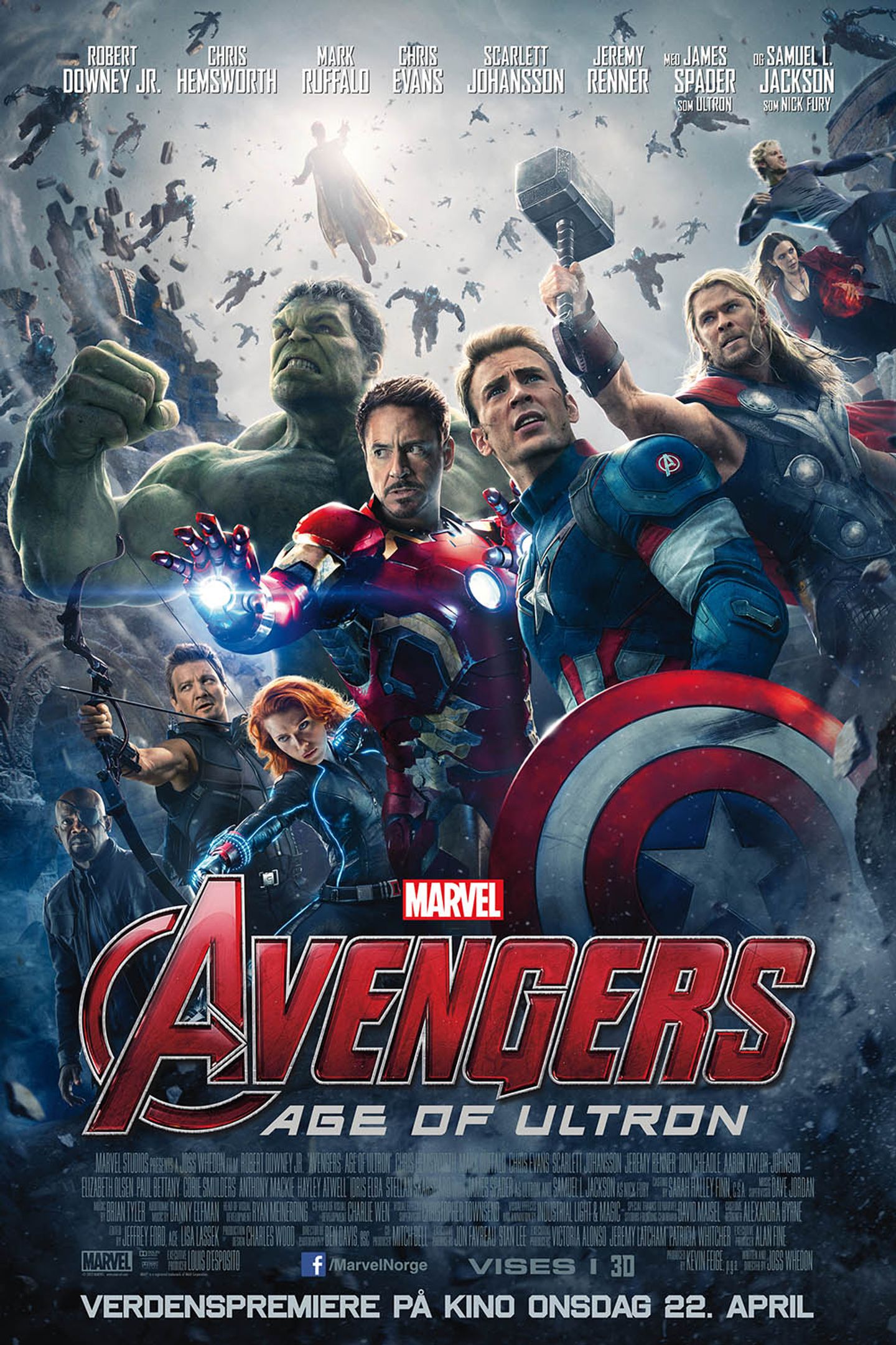 Plakat for 'Avengers: Age of Ultron (3D)'