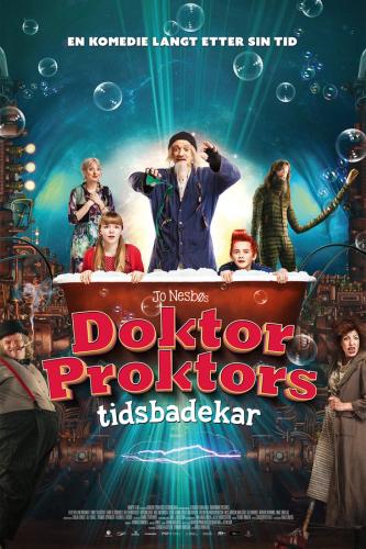 Plakat for 'Doktor Proktors tidsbadekar'