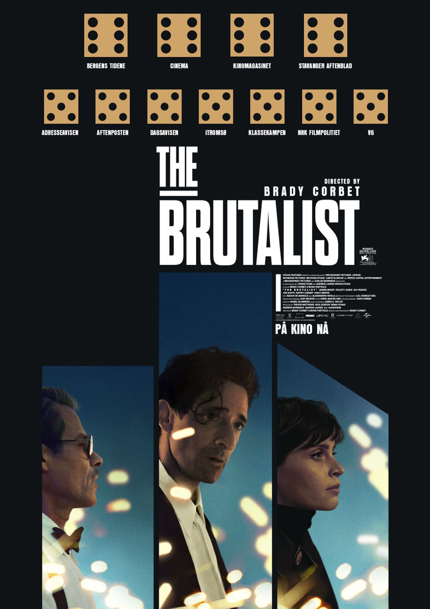 Plakat for 'The Brutalist'