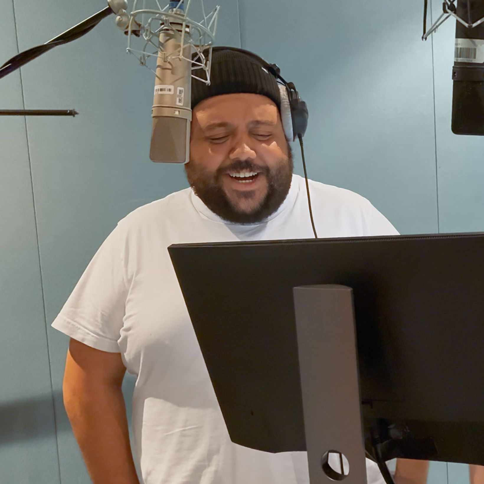 Javad El Bakali og Snorre Monsson i dubbestudio!