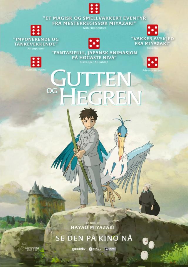 Plakat for 'Gutten og hegren'