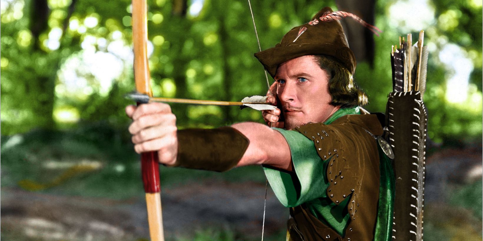 Errol Flynn i The Adventures of Robin Hood