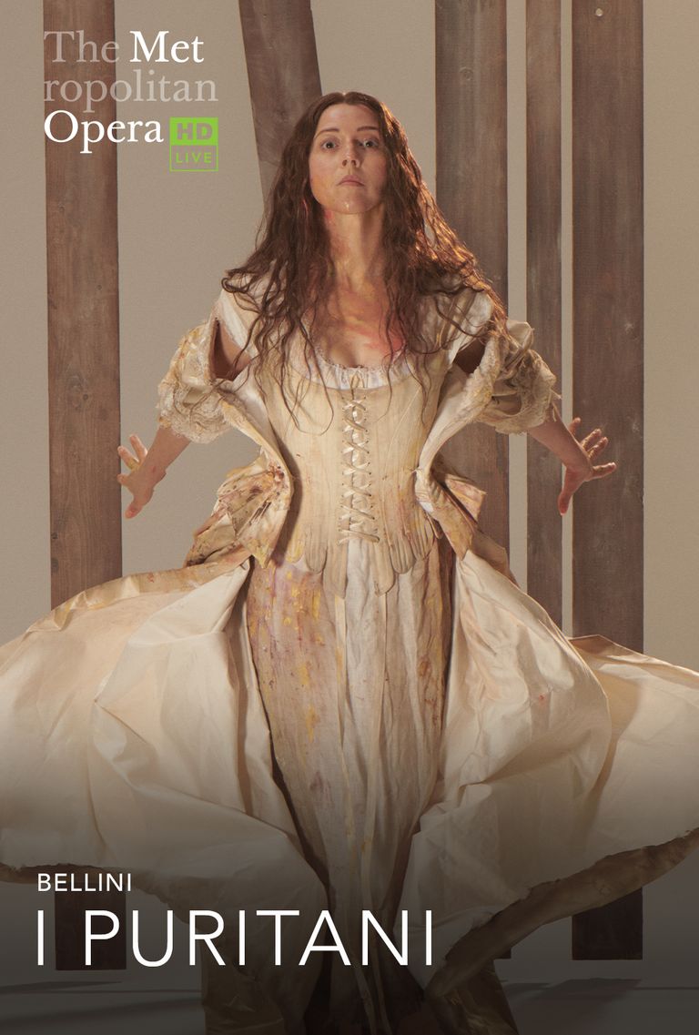 Plakat for 'The Met Opera: I Puritani'