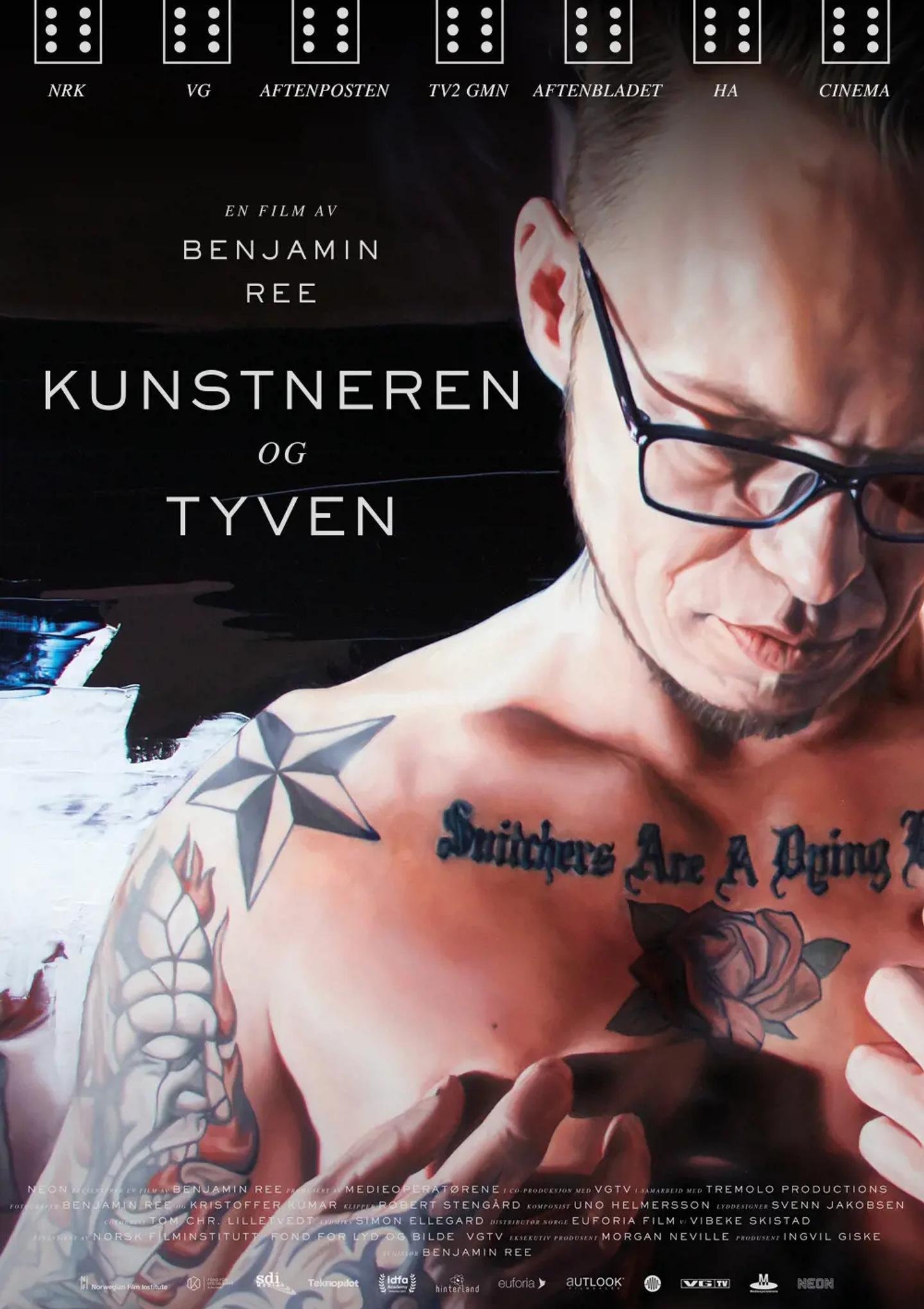 Plakat for 'Kunstneren og tyven'
