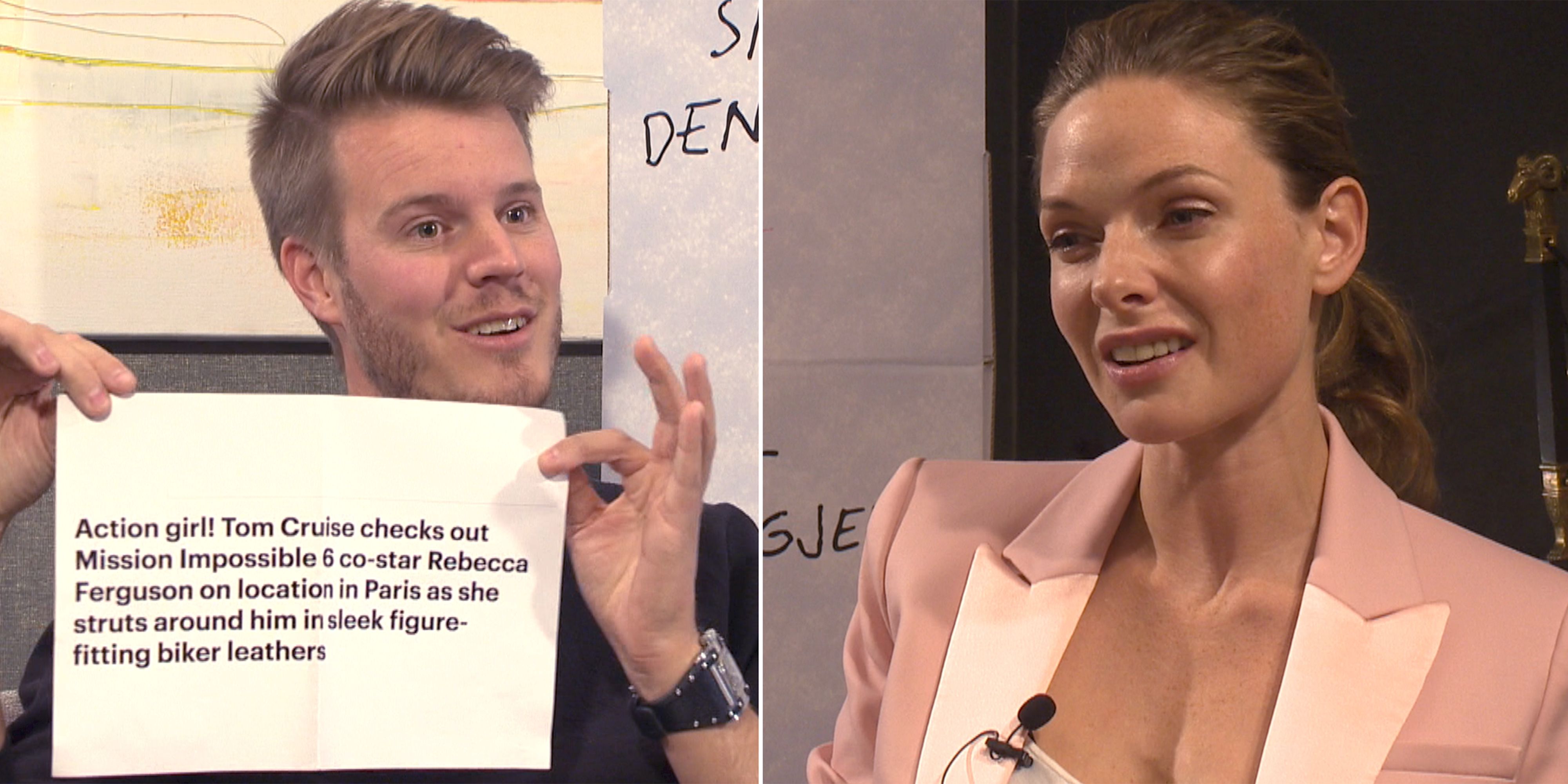 Thor Benjamin Brekken og Rebecca Ferguson