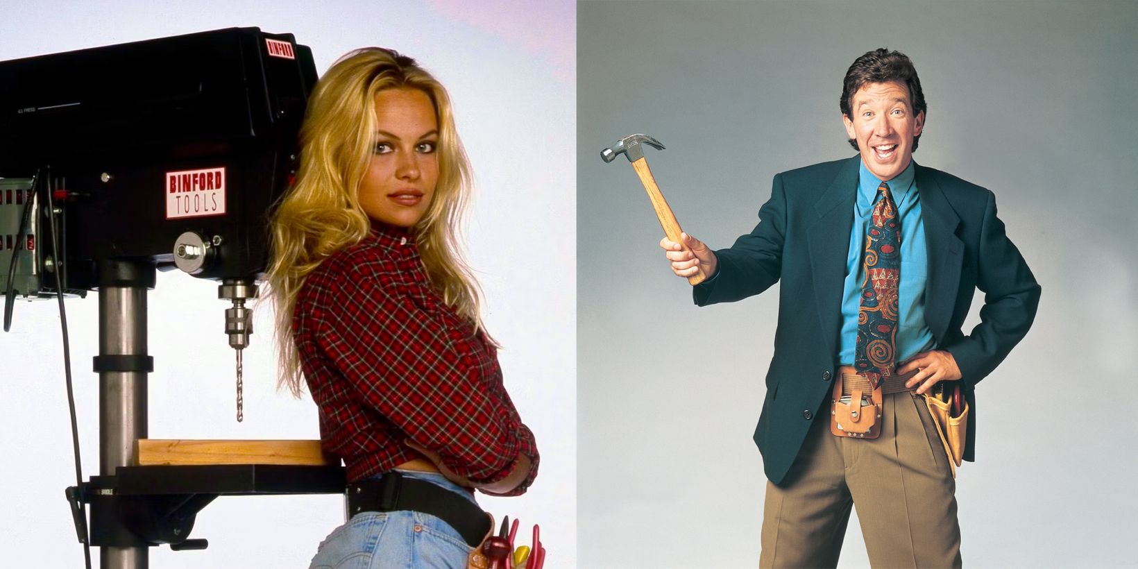 Pamela Anderson og Tim Allen i Ti tommeltotter/Home Improvement