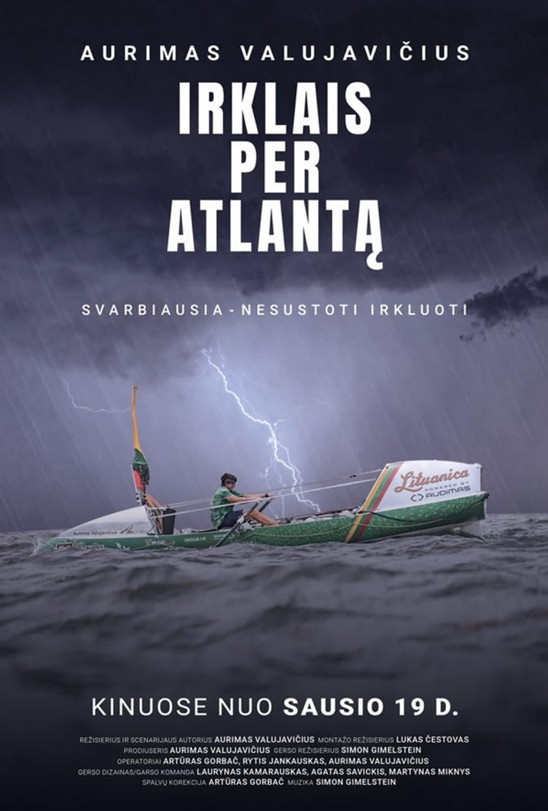 Plakat for 'Litauisk film: Irklais per Atlanta'