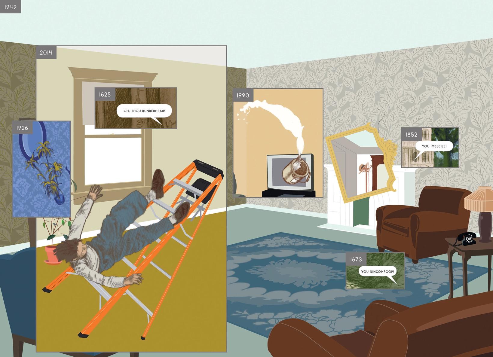 Tegneserien Here av Richard McGuire