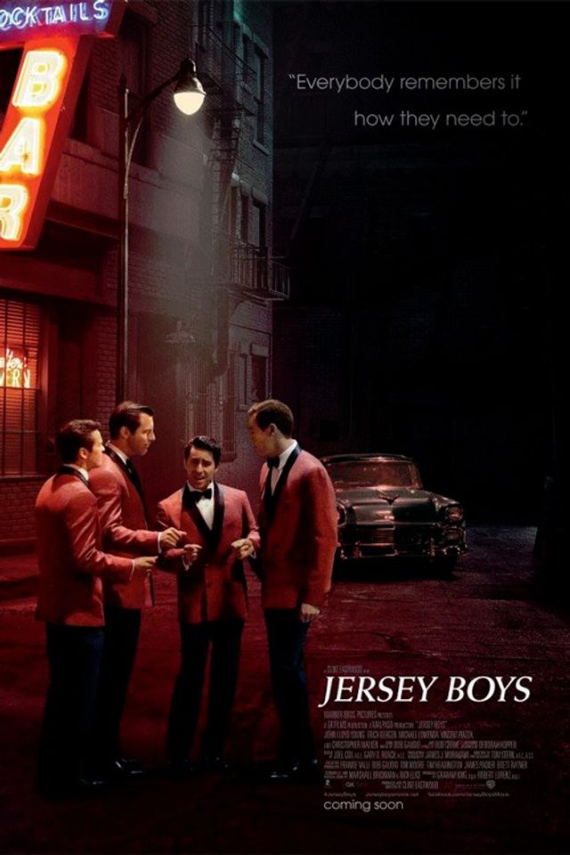 John Lloyd Young, Vincent Piazza, Erich Bergen og Michael Lomenda i Jersey Boys