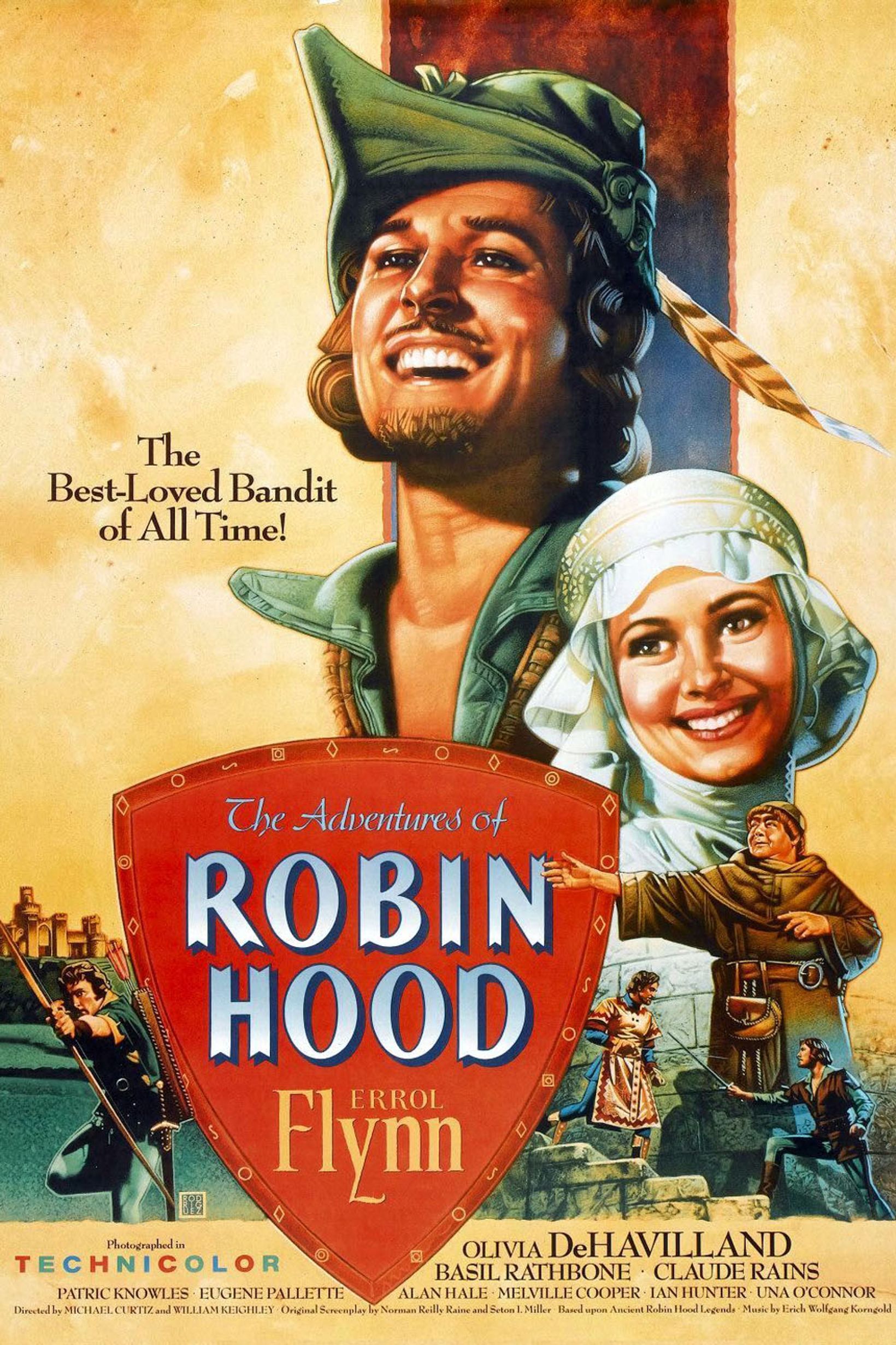 Plakat for 'The Adventures of Robin Hood'