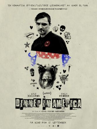 Plakat for 'Dinner in America'