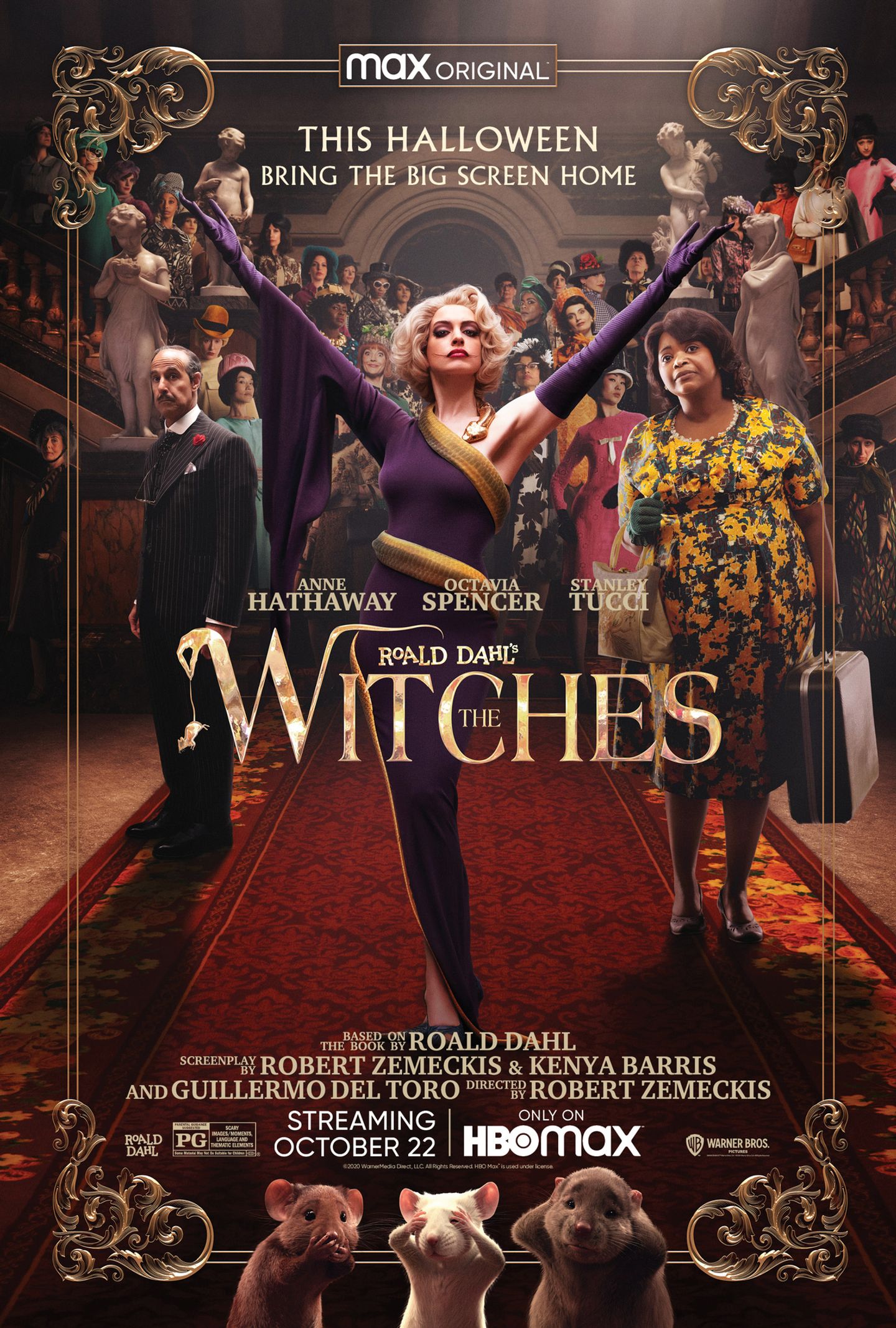 Amerikansk plakat til Heksene/The Witches