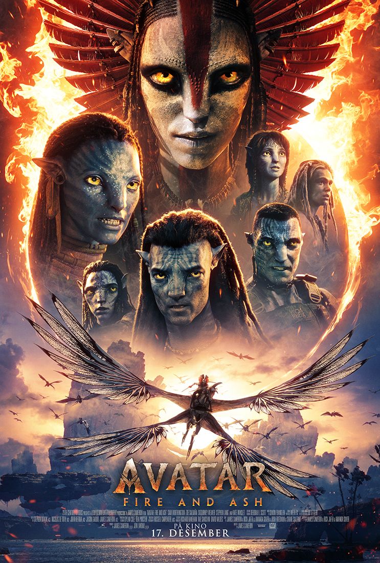 Plakat for 'Avatar: Fire and Ash'