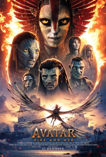 Plakat for 'Avatar: Fire and Ash'