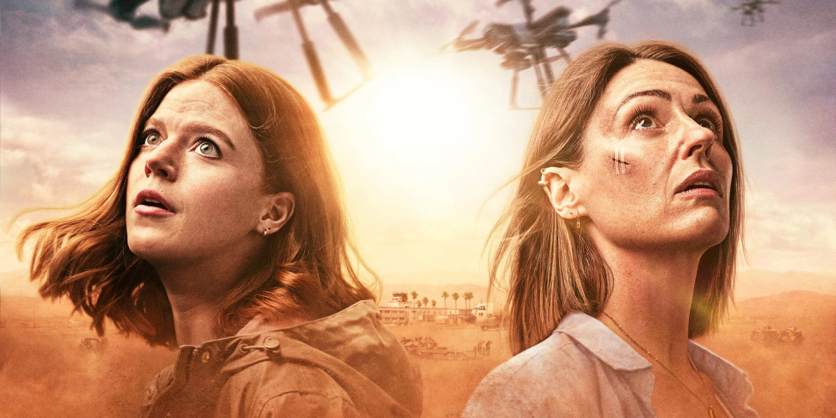 Rose Leslie og Suranne Jones som etterforskerne Amy Silva og Kirsten Longacre i krimserien "Vigil".
