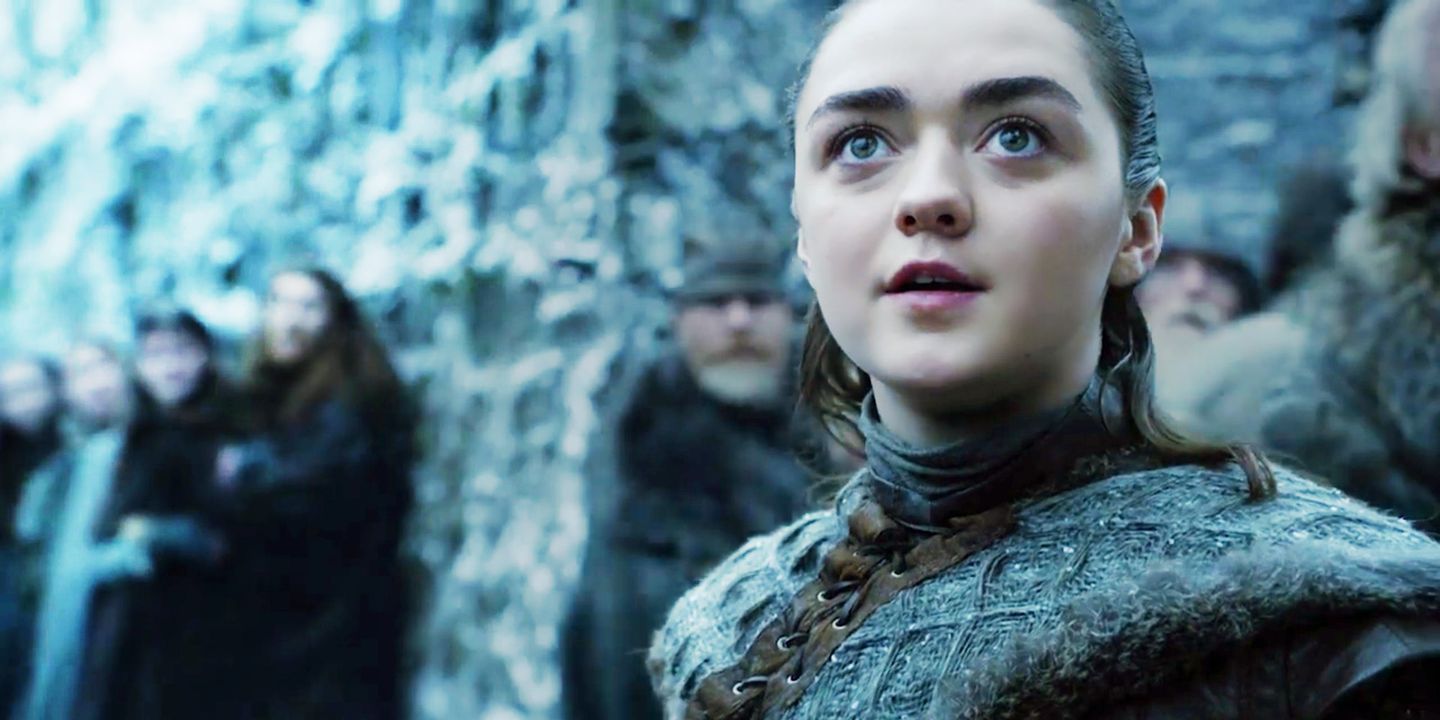 Maisie Williams i Game of Thrones sesong 8