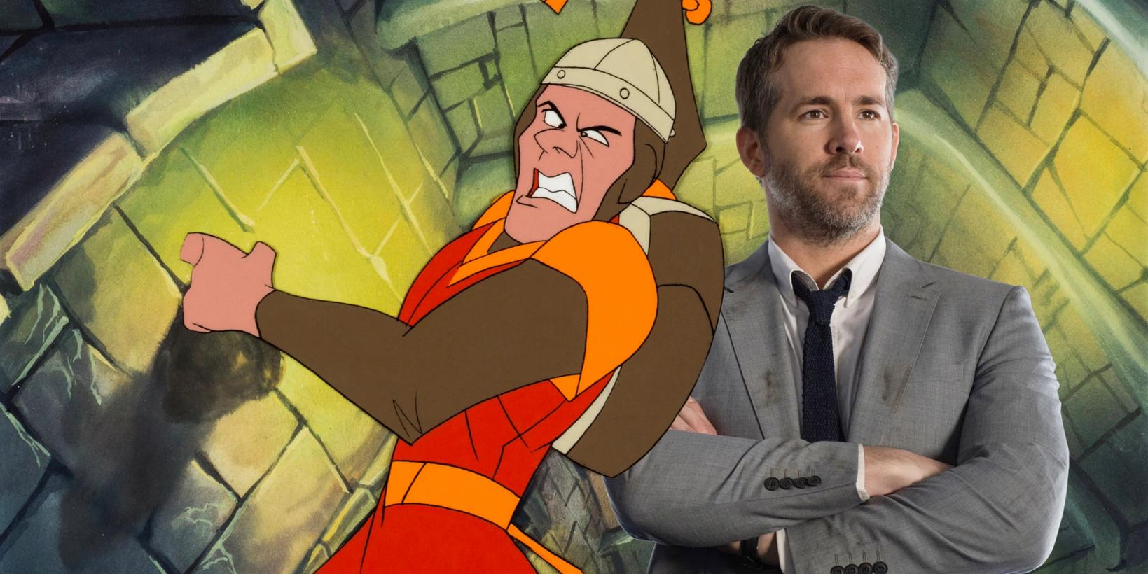 Dirk fra Dragon's Lair og Ryan Reynolds fra The Hitman's Bodyguard