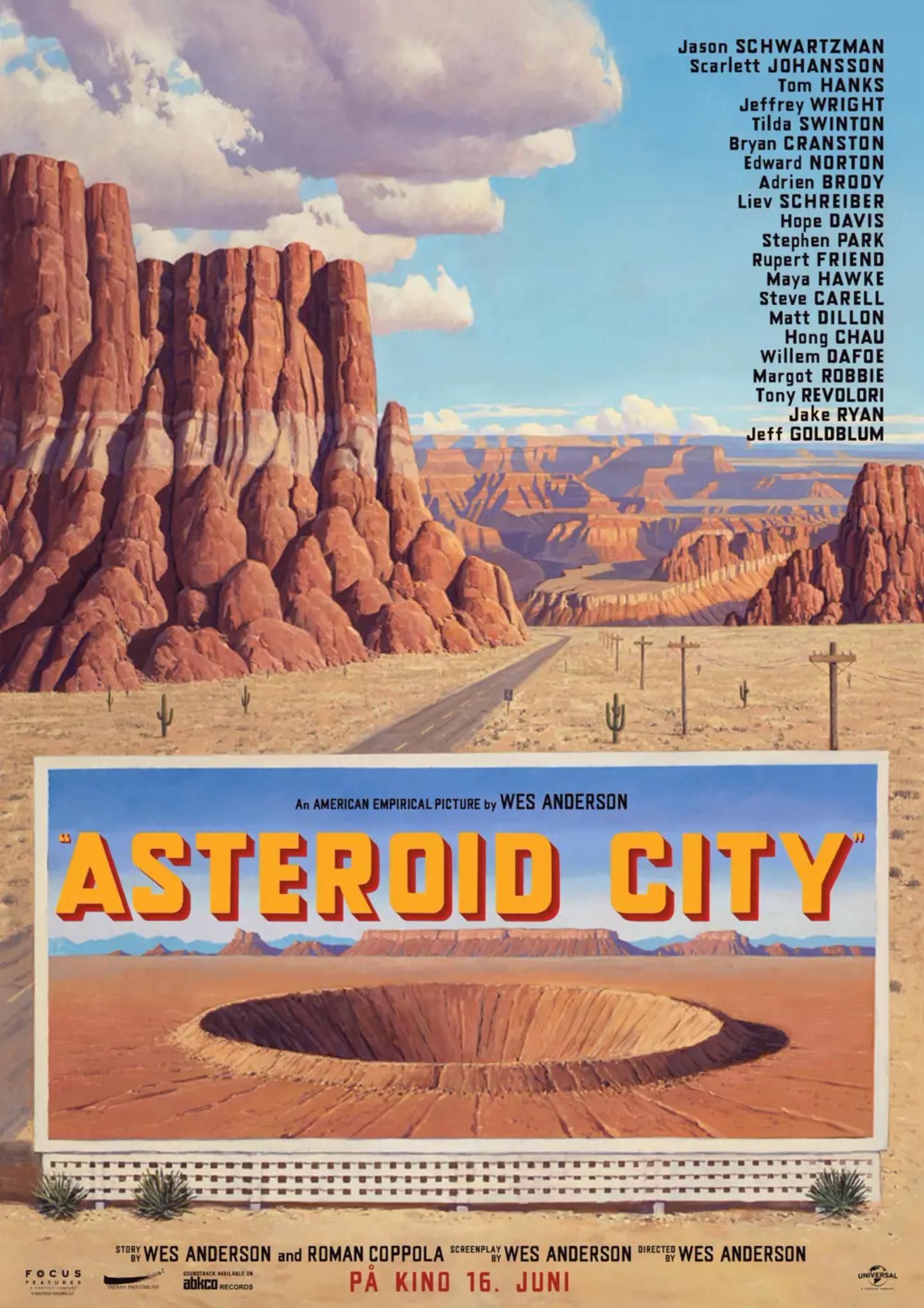 Plakat for 'Asteroid City'