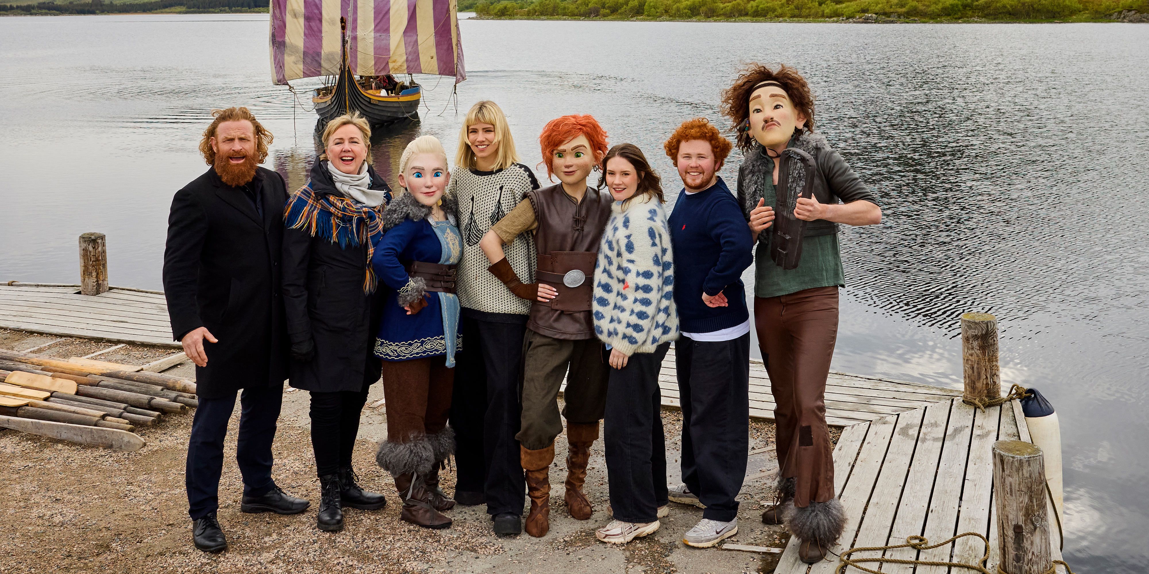 Dagny og Isalill Kolpus blir barske vikingjenter i Zwarts nye film