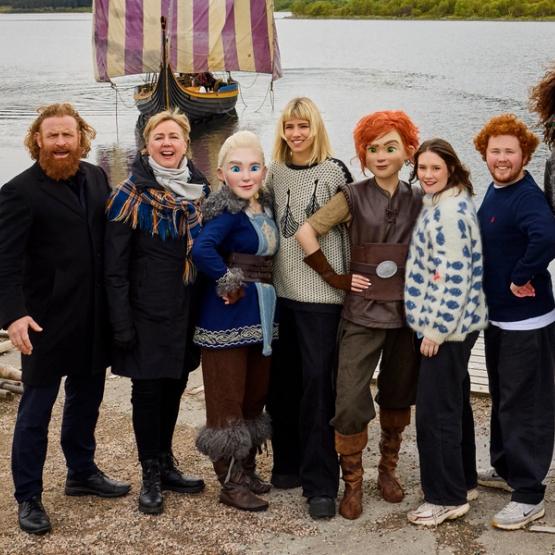 Dagny og Isalill Kolpus blir barske vikingjenter i Zwarts nye film
