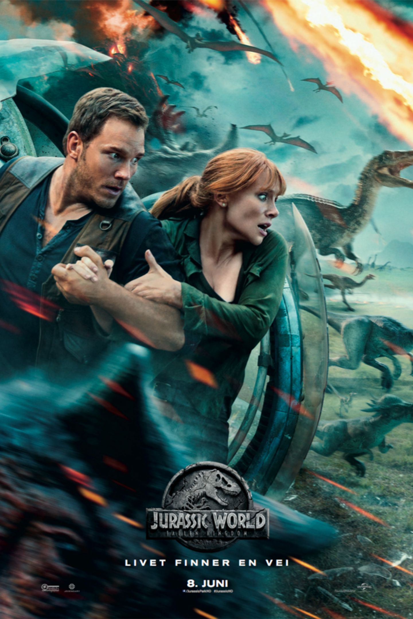 Plakat for 'Jurassic World: Fallen Kingdom'