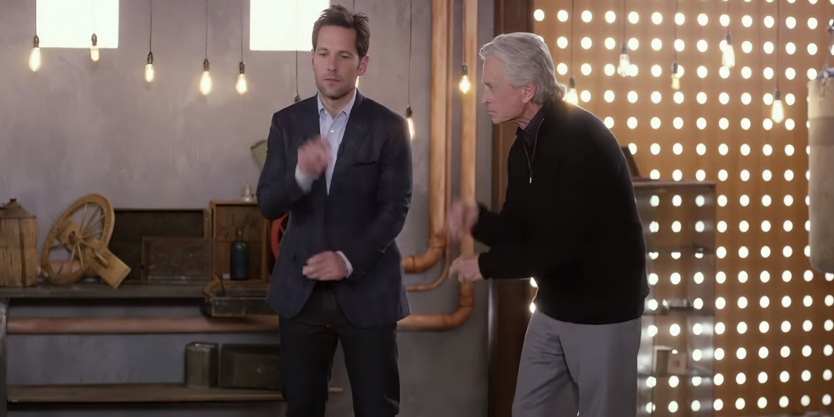Paul Rudd og Michael Douglas