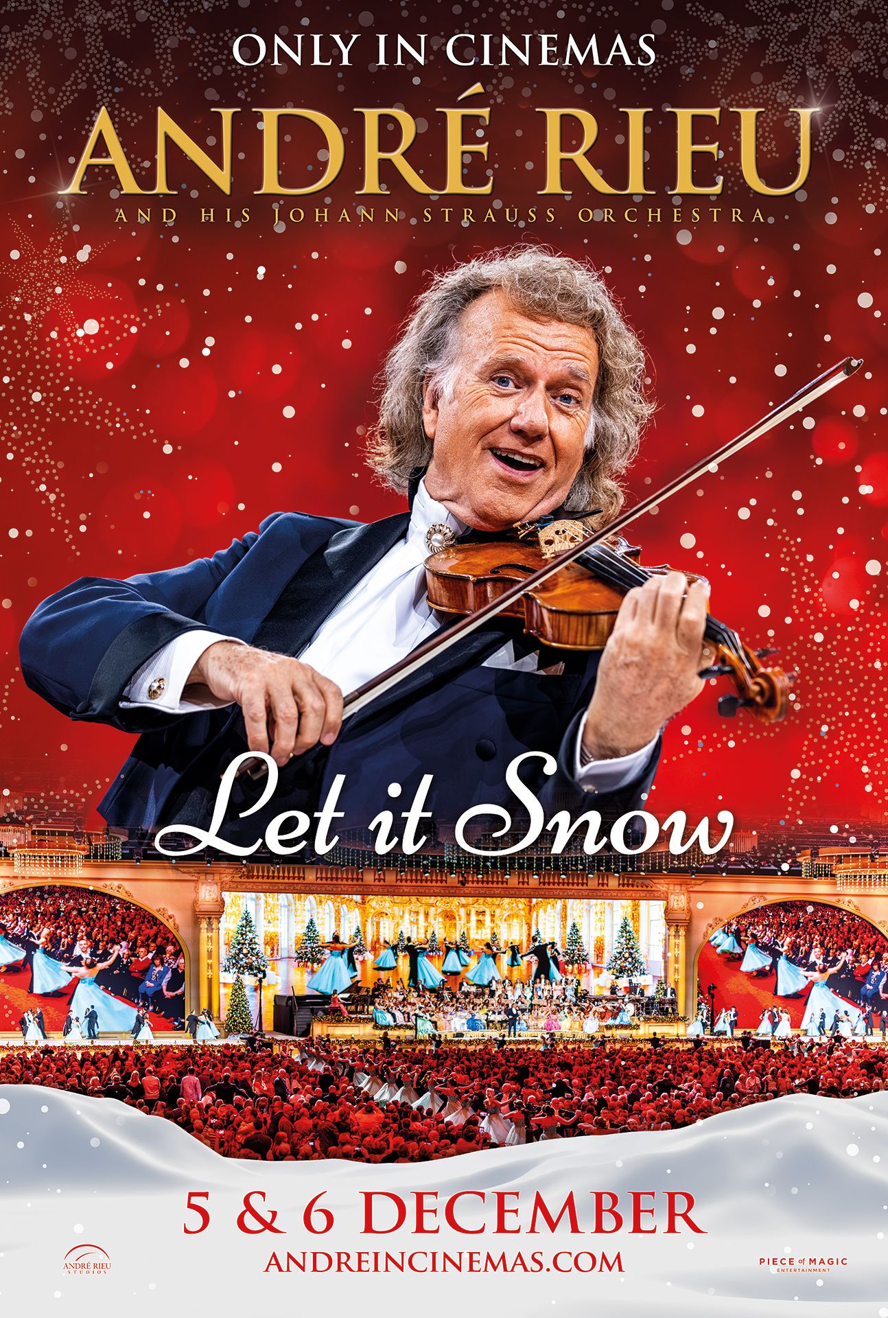 Plakat for 'André Rieu’s 2026 Christmas Concert: Let It Snow'