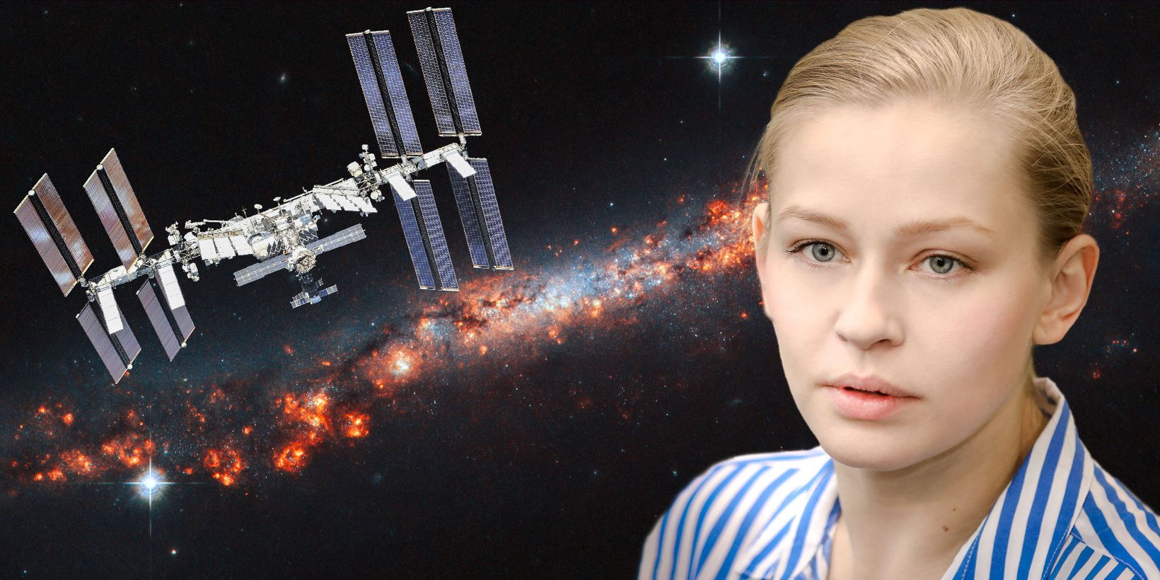 Russiske Julija Peresild spiller i film innspilt på den internasjonale romstasjonen