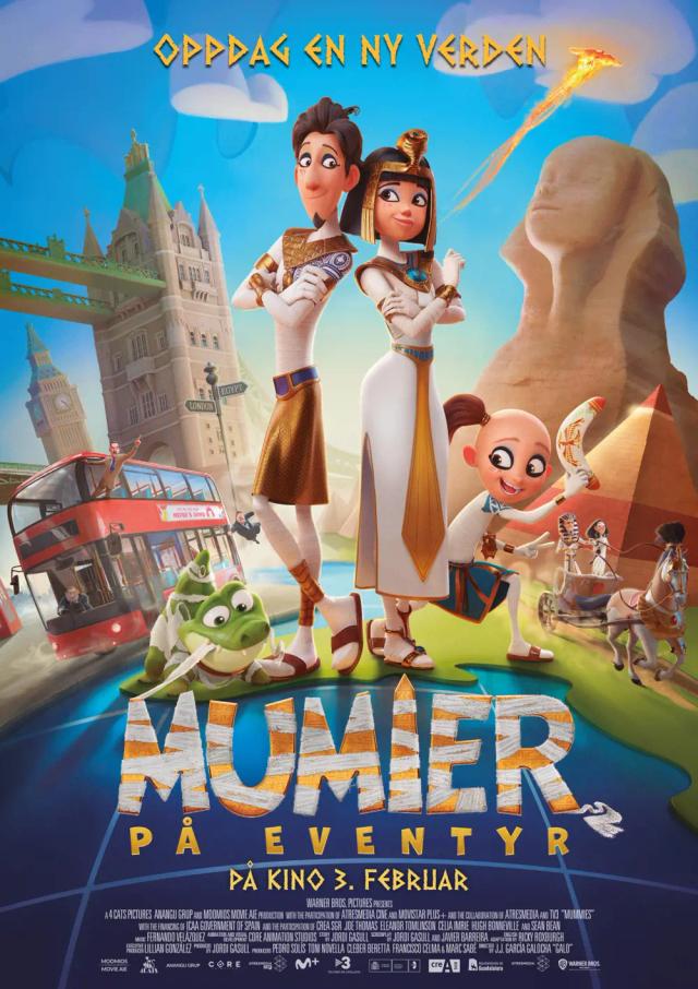 Plakat for 'Mumier på eventyr'