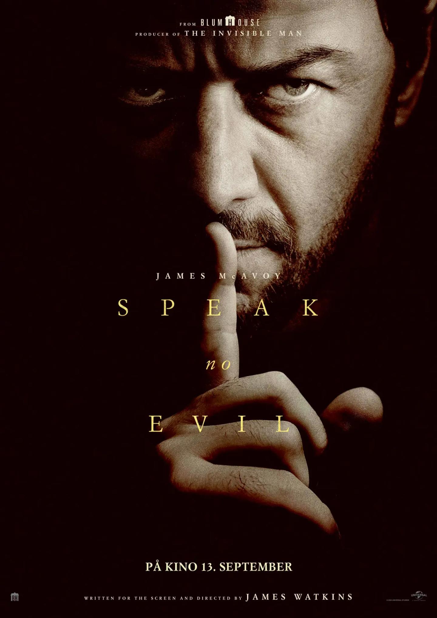 Plakat for 'Speak No Evil'