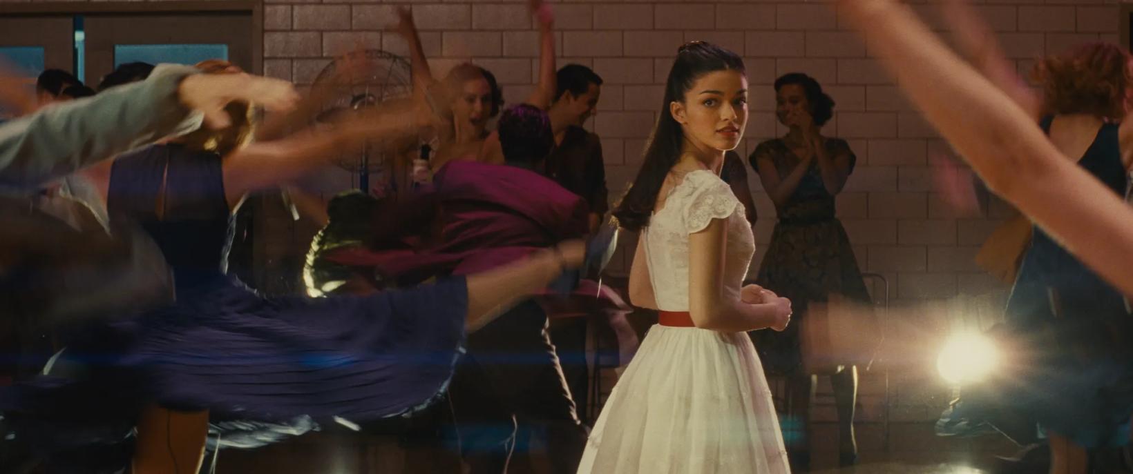 a group of people dancing