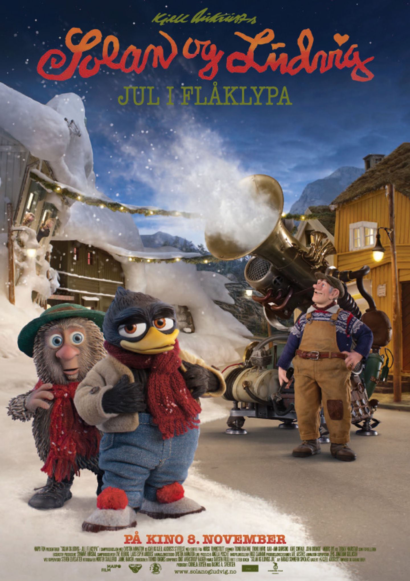 Plakat for 'Solan og Ludvig - Jul i Flåklypa'