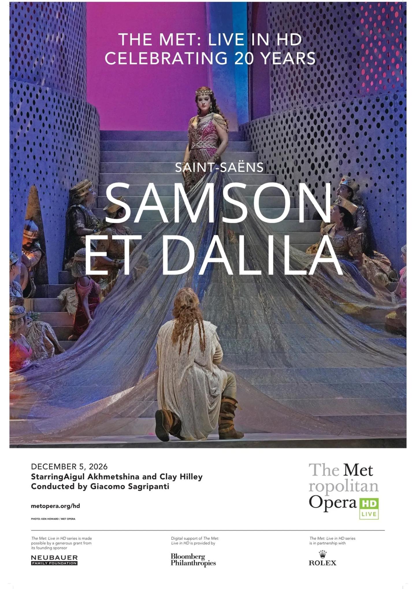The Met Opera: SAMSON ET DALILA (Saint-Saëns)