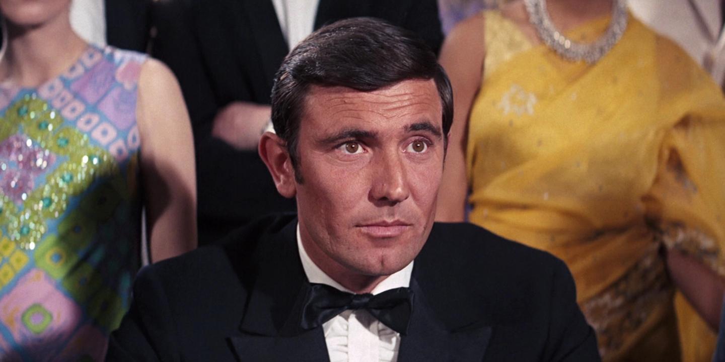 George Lazenby som James Bond i On Her Majesty's Secret Service