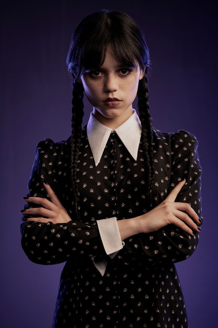 Jenna Ortega som Wednesday Addams