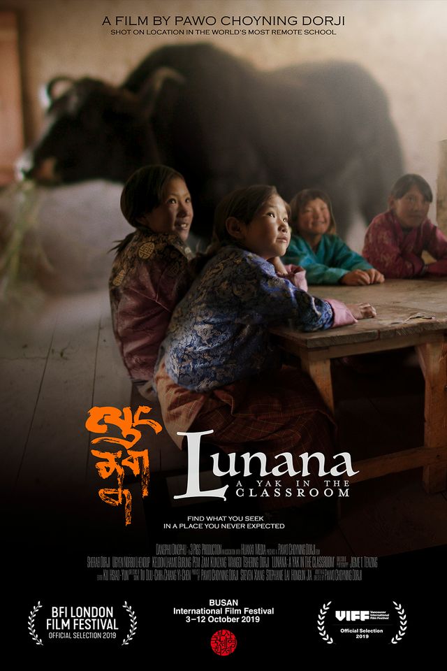 Plakat for 'Lunana: A Yak in the Classroom'